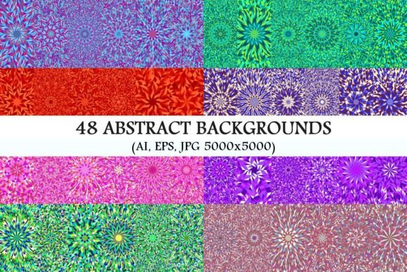 Download 48 Triangle Mosaic Burst Backgrounds - Premium Resources
