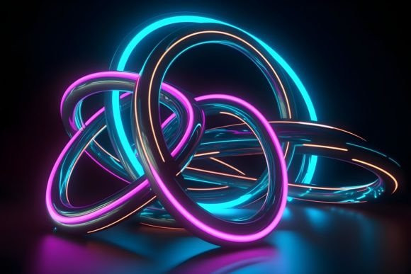 Download Colorful Neon Triangle Mosaic Background - Triangle mosaic Collection