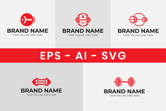 Download Fitness Gym Logo Design Set - Fitness Collection