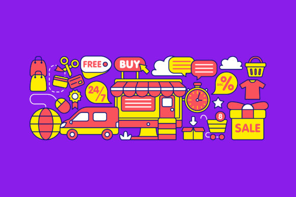 Download Online Shop Graphic Element - Shop Collection