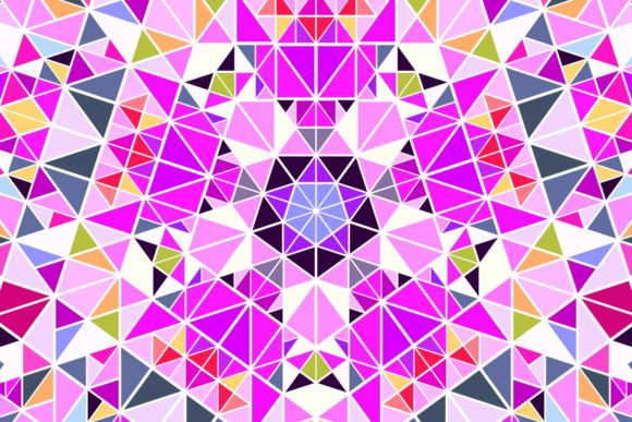 Download Triangle Mosaic Background Design - Premium Resources